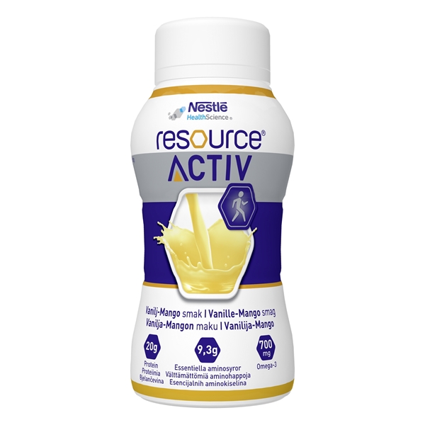 Resource Activ, 4x200 ml Vanilj-Mango