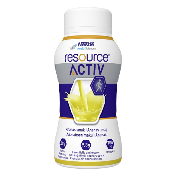 Resource Activ, 4x200 ml Ananas