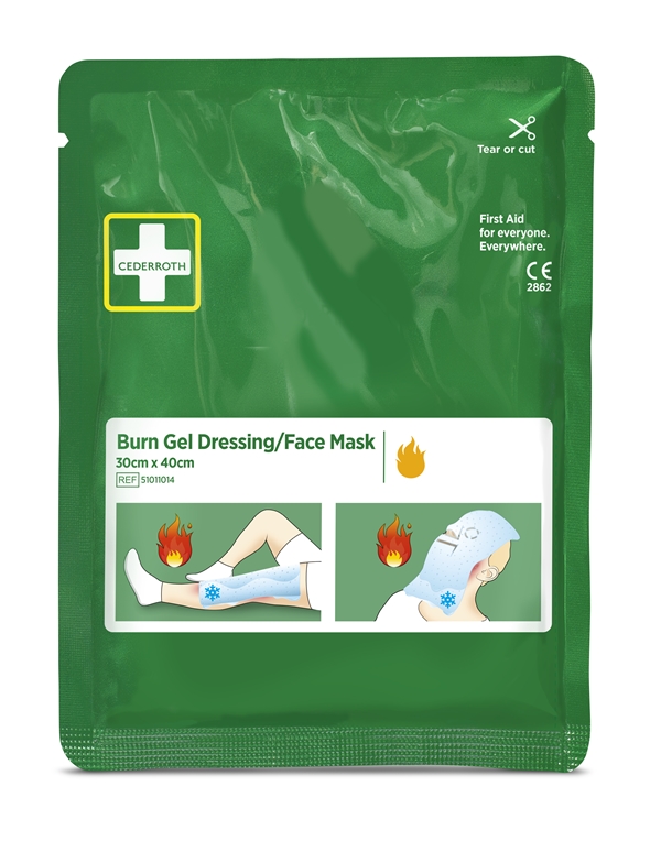 Brännskadeförband Burn Gel, 30x40cm face mask - Burn Gel 