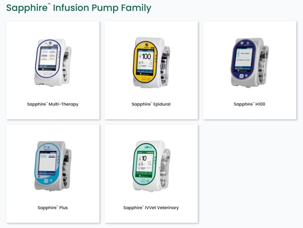 Infusions agg t pump Sapphire, AP402 Epidural, gul markering - Sapphire - 3
