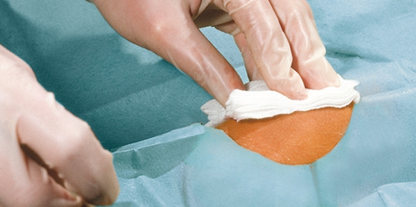 Hållakan häftande Foliodrape, 120x150cm hål 7cm