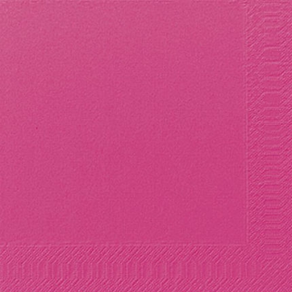 Servett tissue 1/4 vikt 3L, 33x33cm rosa (Fuchsia) - Duni