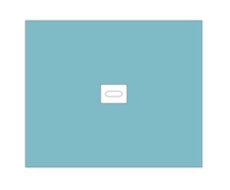 Hållakan häftande Barrier, 150x180cm hål 5x15cm - Barrier