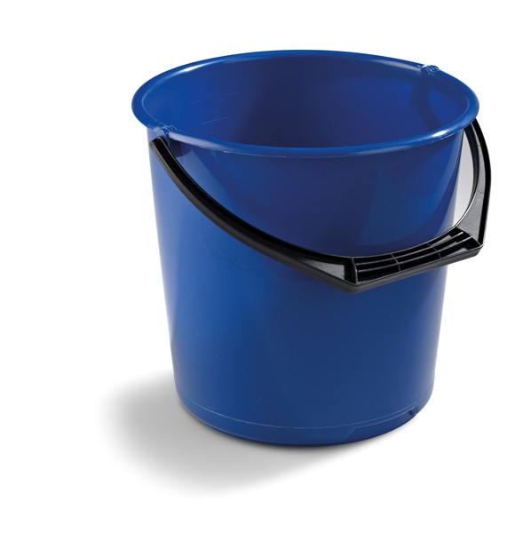 Hink rund plast, 10L blå
