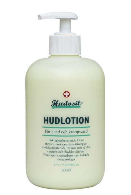 Hudlotion Hudosil, 500ml m pump parfymerad