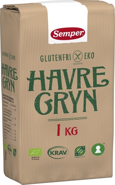 Semper Havregryn, EKO 1000g 
