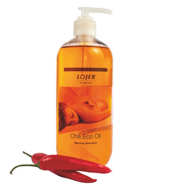Massageolja Chili, 500ml ECO