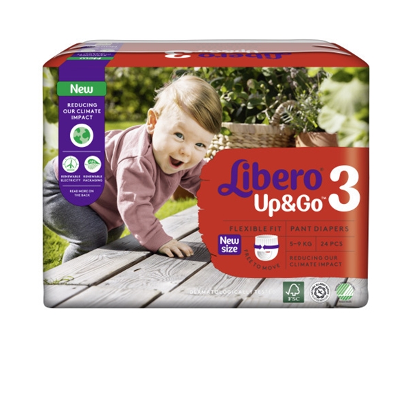 Byxblöja Libero Up&Go, 3 5-9kg - Libero - 1