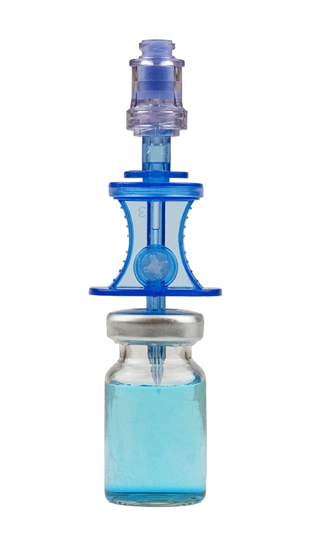 Spike evercare Kraken med injektionsmembran, luft- partikelfilter blå - evercare® - 3