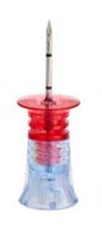 Träningsnål EZ-IO , 25mm blå/röd