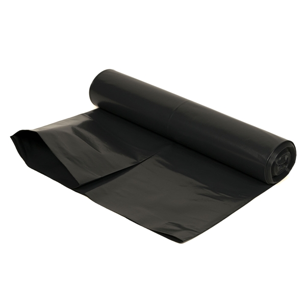 Sopsäck LD plast, 160L 800x1250mm 50my svart