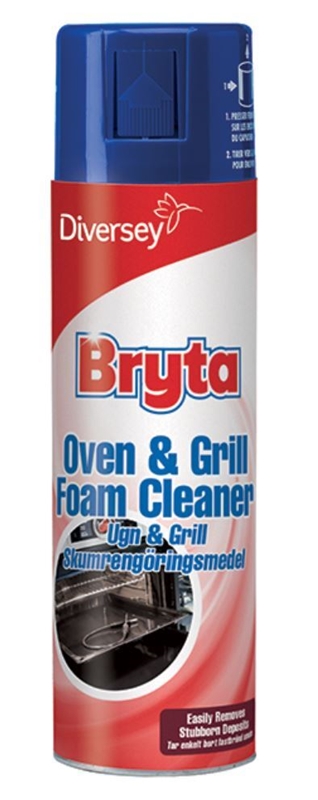 Ugnsrengöring Bryta Oven & Grill, 500ml skum spray - Bryta