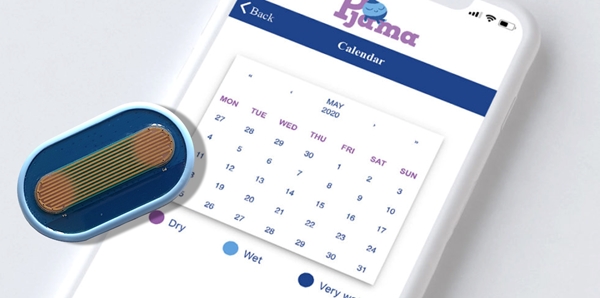 Sängvätningslarm Connect m LE, Fristående sensor + ljudenhet - Pjama
