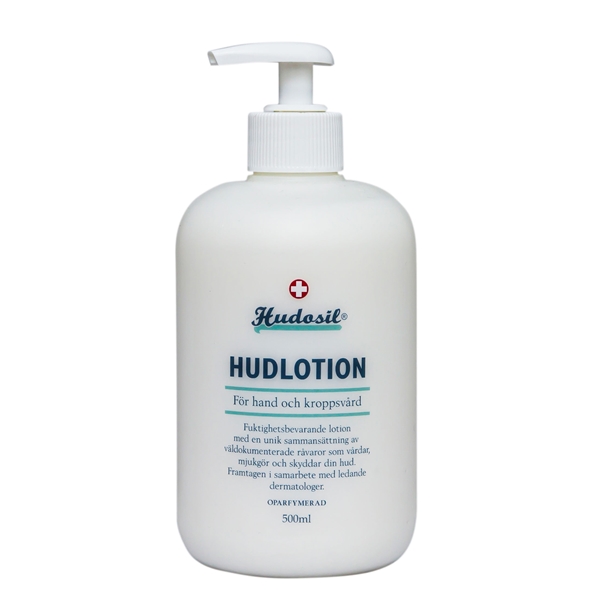 Hudlotion Hudosil, 500ml m pump oparfymerad - Hudosil - 1