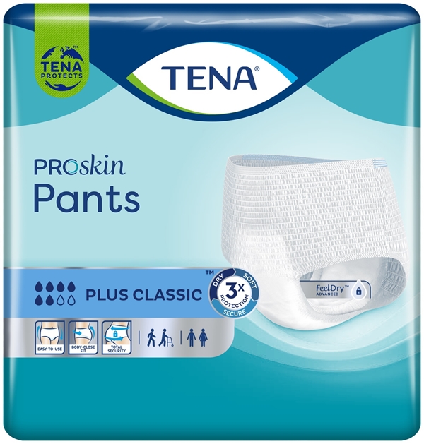 Inko skydd allt-i-ett byxa, TENA Pants Plus Classic XL - Tena - 2