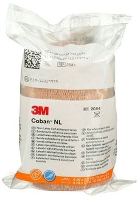 Kompressionsbinda kohesiv Coban NL, 10cmx4,6m mellanelast - Coban