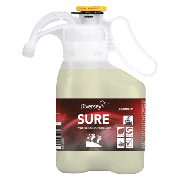 Sanitetsrengöring SURE Washroom Cleaner&Descaler, 1,4L pH=2 oparfymerad SD - SURE