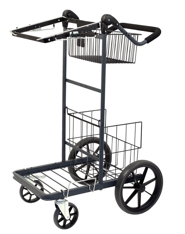 Städvagn Activa Trapp 3, 69x49x106cm grå/svart - Activa