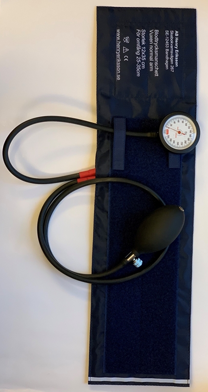 Blodtrycksmätare HE manuell pvcfri, 12x35cm m boso fix manometer