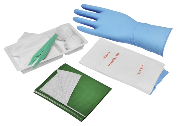 Kateteriseringsset nonwoven evercare mindre, 2to 4ko 2 duk 1skål 1pin nitri - evercare® Medikit