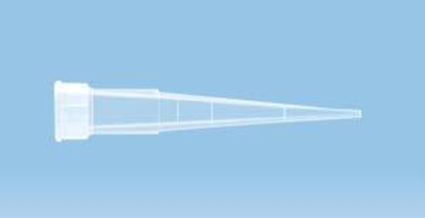 Pipettspets Eppend/universal, 200µL gul 51mm stackpack PP