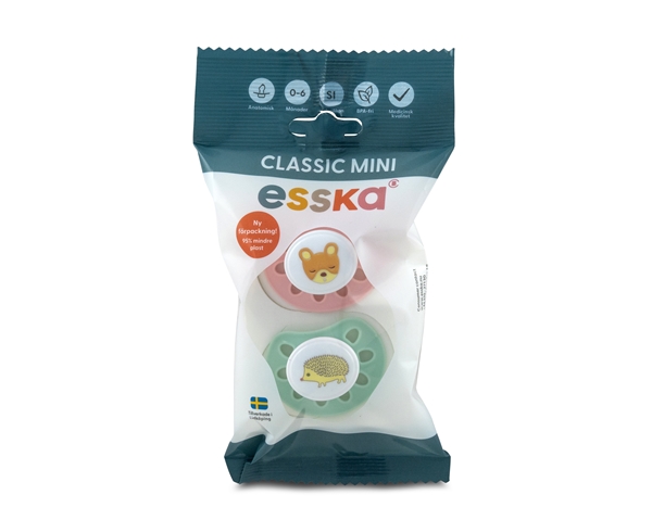 Napp ESSKA anatomisk, Classic Mini 0-6mån Silikon - ESSKA