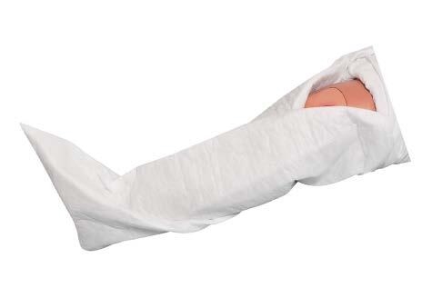Engångsbenvärmare EasiTex, 30x90cm vit - EasiTex