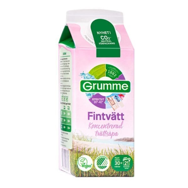 Tvättmedel flytande Grumme, 750ml Fintvätt parfymerad - Grumme