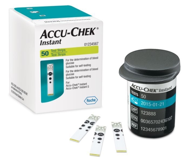 Teststicka blodglukos plasma, Accu-Chek Instant 50st/fp - Accu-chek