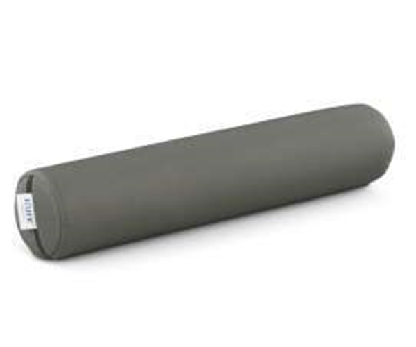 Cylinderkudde, 10x50cm grå
