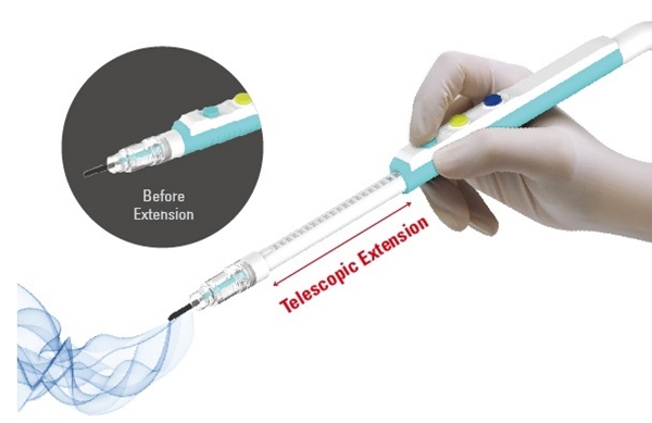 Diatermihandtag rökutsug, 25cm PROPENCIL - BioProtech