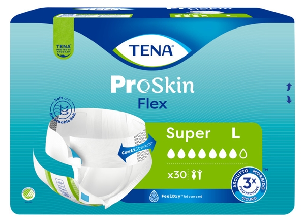 Inkontinensskydd allt-i-ett med bälte, TENA Flex Super L - Tena - 1