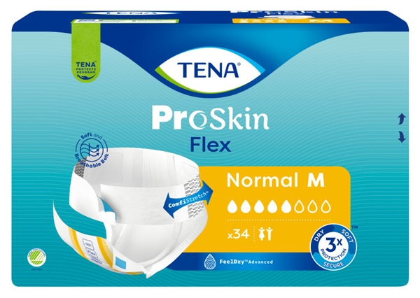 Inkontinensskydd allt-i-ett med bälte, TENA Flex Normal M - Tena - 1