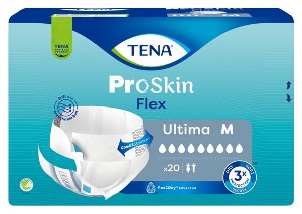 Inkontinensskydd allt-i-ett med bälte, TENA Flex Ultima M - Tena - 1