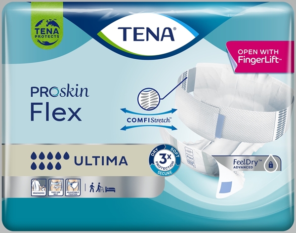 Inkontinensskydd allt-i-ett med bälte, TENA Flex Ultima S - Tena - 2