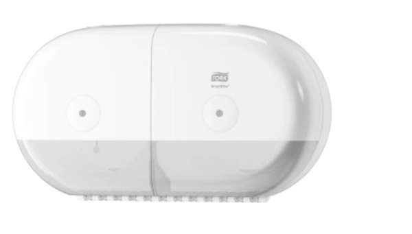 Dispenser toalettpapper T9, Tork SmartOne Mini Twin vit - TORK SMARTONE - 1