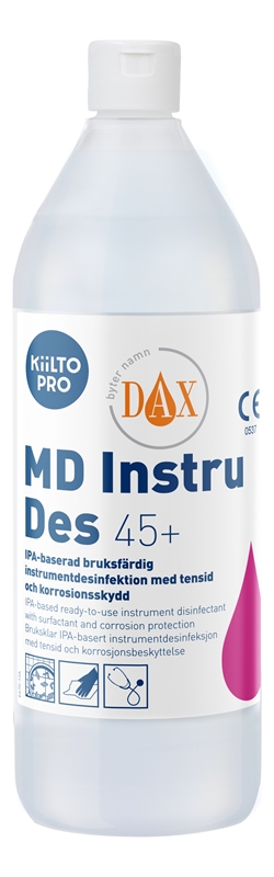 Ytdesinfektion Kiilto Pro MD Instru Des IPA 45+, 1000ml m korrosionsinhibitor - KiiltoPro
