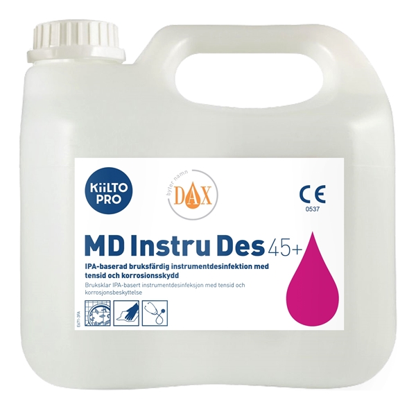 Ytdesinfektion Pro MD Instru Des IPA 45+, 3000ml m korrosionsinhibitor - KiiltoPro
