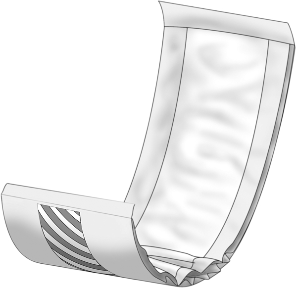 Förlossningsbinda , ABENA Let Mini 14x39cm - Abena