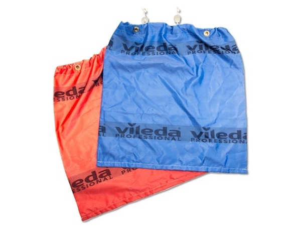 Tvättsäck med öglor Vileda, 60x60cm röd - Vileda