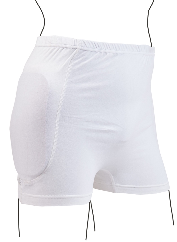 Höftskydd Healtcomfort unisex, XXL 3 byxor+2 urtagbara skydd - 1