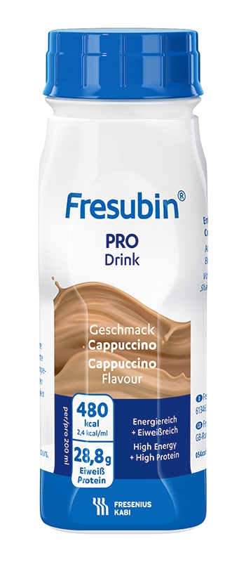Fresubin PRO DRINK, 4x200ml cappuccino - Fresubin PRO DRINK