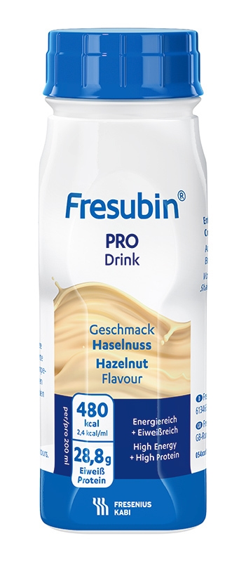 Fresubin PRO DRINK, 4x200ml hasselnöt - Fresubin PRO DRINK