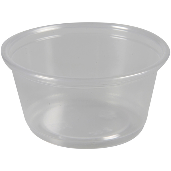 Plastform PP rund, 60ml Ø6,2cm transparent - Cater-Line
