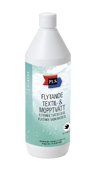 Tvättmedel flytande PLS, 1L textil/mopp oparf Bra Miljö - PLS