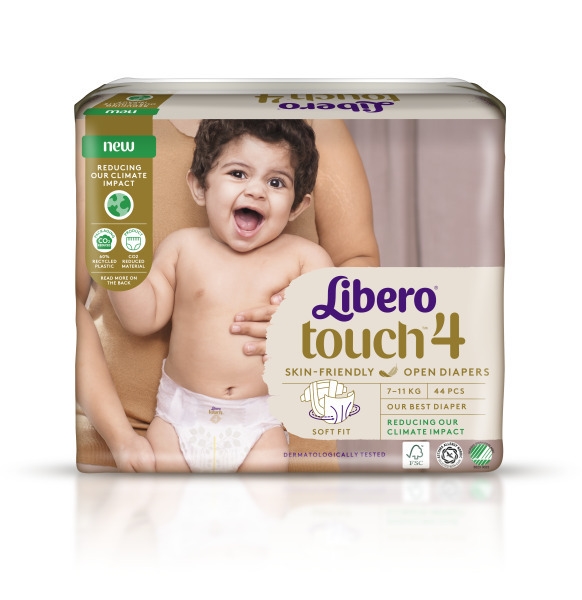 Tejpblöja Libero Touch, 4 7-11kg - Libero - 1