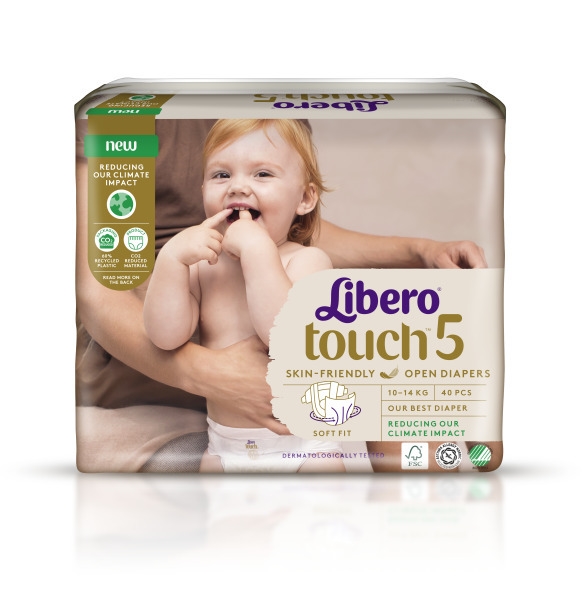 Tejpblöja Libero Touch, 5 10-14kg - Libero - 1