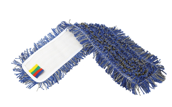 Mopp torr/fukt Activa Pro, 60cm blå/grå mikro fransad - Activa