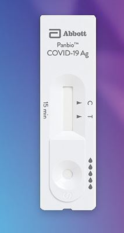 Test COVID-19 Ag Panbio, snabbtest antigen nasypharynx