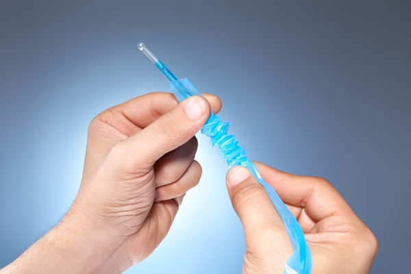 Tappningskateter IQ-Cath, ch18 43cm i vatten m hylsa PVC - IQ-Cath